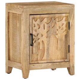 vidaXL Mesa de cabeceira 40x30x50 cm madeira de mangueira maciça