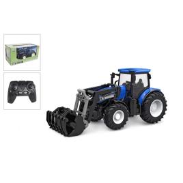 Kids Globe Trator RC 2,4 GHz 27 cm azul e preto