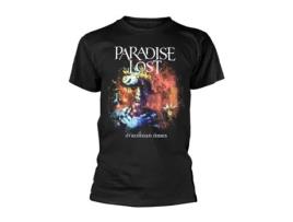 T-shirt PARADISE LOST Draconian Times (Algodão-Album) (Algodão-Preto-Xl)