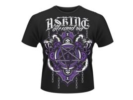 T-shirt ASKING ALEXANDRIA- Demonic (Algodão-Preto-L)