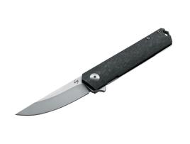 Faca BOKER PLUS 01Bo231 Kwaiken Compact Flipper Marble Carbon Cinzento