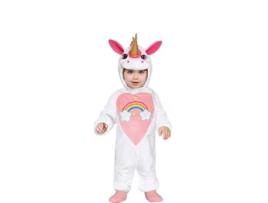 Fato de Bebé GUIRCA Unicórnio Arco-Íris Rosa Bebé (12 - 18 meses)