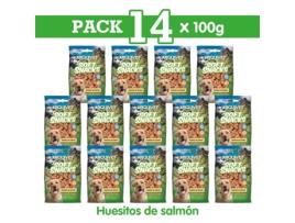 Arquivet Pack 14 Ossos de Salmão 100gr Snack natural para cães