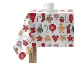 Toalha de Mesa MUARE HOME Christmas (140 x 140 cm - Algodão - Multicor)