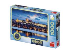 Puzzle 1000 Pcs Castelo Praga Neon Dino