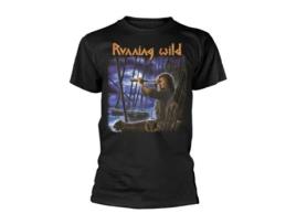 T-shirt RUNNING WILD Privateer (Algodão-Preto-S)