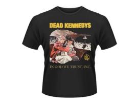 T-shirt DEAD KENNEDYS In God We Trust (Algodão-Preto-L)