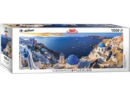 Puzzle 1000 Pcs Panoramic Santorini Eurographics