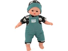 Boneca PETITCOLLIN Plástico - Castanho - 36 cm)