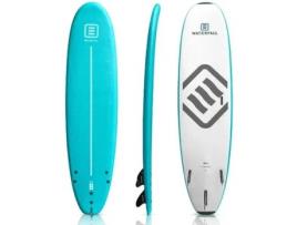 Prancha de Surf Softtop Waterfall Rise 8'' V2 Com 3 Stringers Um Leash E 3 Quilhas (Azul)