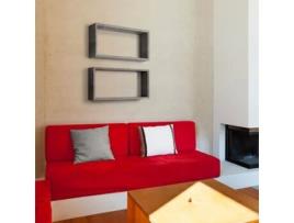 Prateleira de parede de cubo retangular de design moderno Artù