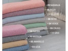Colcha Multiusos ESTORALIS Manta Foulard para Sofá e Cama Torino 180 X 260 Cm Marengo