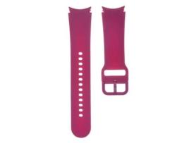 Bracelete De Silicone Para Relógio Apple Watch Aceshley 20Mm (Magenta)