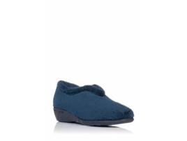 Pantufas com Calcanhar VUL-LADI (Têxtil -Azul-39)