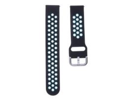 Bracelete De Silicone Spor Para Relógio Apple Watch Aceshley 22Mm (Preto)