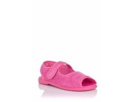 Pantufas VUL-LADI (Têxtil -Rosa-26)