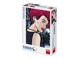 Puzzle 1000 Pcs Pop Art Mysterious Woman Dino