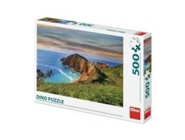 Puzzle 500 Pcs Penhasco Sobre O Mar Dino