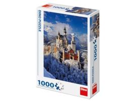 Puzzle 1000 Pcs Winter Neuschwanstein Dino