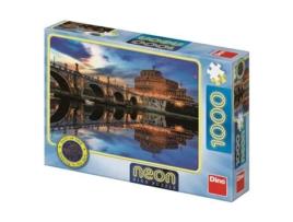 Puzzle 1000 Pcs Castel Sant'Angelo Neon Dino