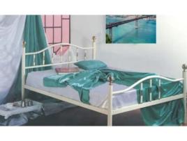 Cama de Ferro Julieta 183x128 Creme