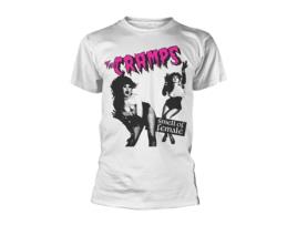 T-shirt CRAMPS, THE (L - Branco)