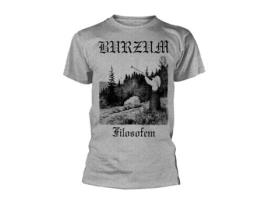 T-shirt BURZUM (S - Cinzento)