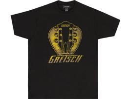 Gretsch Headstock Pick T-Shirt Black Medium