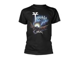 T-shirt TROUBLE (S - Preto)