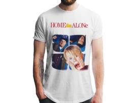 T-shirt HOME ALONE (S - Branco)