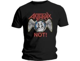 T-shirt ANTHRAX (L - Preto)