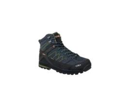 Botas CMP Moon Mid Homem (Azul Marinho - Couro Natural - 45)