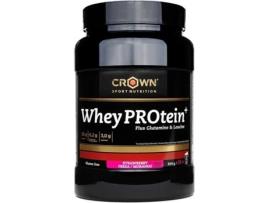 Proteína CROWN SPORT NUTRITION . Con Leucina Ylutamina Extra Y Certificación Antidoping Informed Sport (871 Gr,  - Morango)