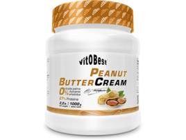 Suplemento Alimentar VITOBEST Crema De Cacahuete Torreblanca (1 Kg - Batidos)