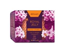 Verihealth Freeze-Dried Royal Jelly Senior With Vitamin C Fornece Energia