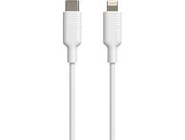 Cabo  Recycletek USB-C para Lightning 3A - 1.2m - Branco