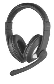 Auscultadores com Micro Trust Reno 21662