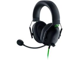 Auscultadores Gaming com fios RAZER Blackshark V2 X (Multiplataforma - Microfone - Preto)