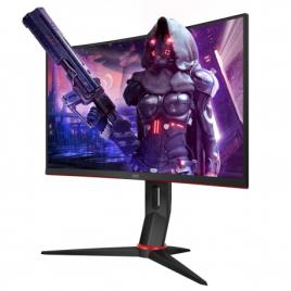 MONITOR CURVO GAMING VA 27'' AOC C27G2U/BK 165HZ 1MS FHD C/AJUSTE EM ALTURA