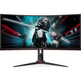 MONITOR CURVO GAMING VA 34  CU34G2X/BK 144HZ 1MS WQHD C/AJUSTE EM ALTURA