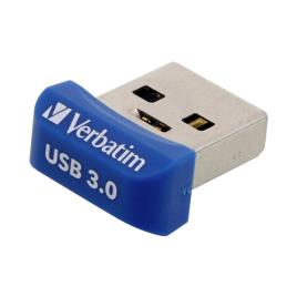 Pen Drive Verbatim 32Gb Usb 3.0 Store N Stay Nano Azul