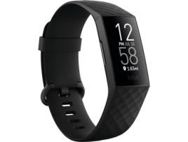 Pulseira Desportiva FITBIT Charge 4 (Bluetooth - Até 7 dias de autonomia - À prova de água - Preto)