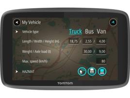 GPS TOMTOM Go Professional 6250 (Europa - Bluetooth Mãos Livres - 6'' - 1h de autonomia)