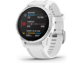 Relógio Desportivo GARMIN Fenix 6S (Bluetooth - Até 9 dias de autonomia - Branco)