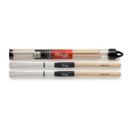 Par Baquetas Vassoura em Nylon Stagg - SBRU10-WN