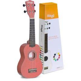 Ukulele Soprano Us-Lips (Rosa) Stagg