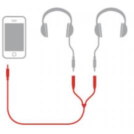 Cabo iLine Headphone Speaker Splitter