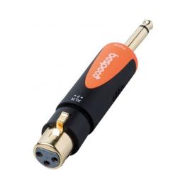 Adaptador XLR Female Jack Mono Male Bepesco