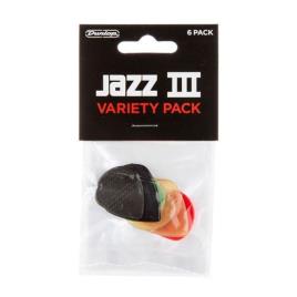 Palhetas  PVP103 Jazz III Variety - Pack de 6