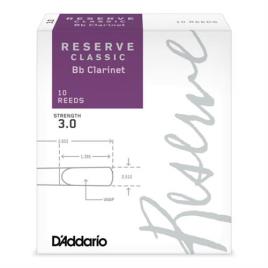 Palheta D'Addario Clarinete Reserve Classic 3.0